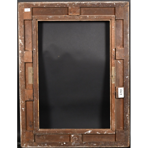 386 - 19th Century English School. A Painted Composition Frame, rebate 30