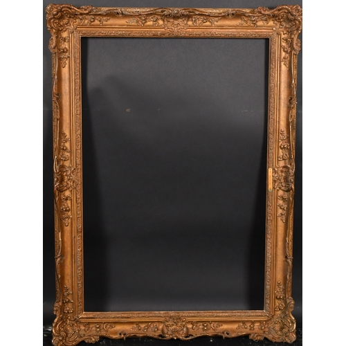 388 - 20th Century English School. A Painted Composition Frame, with swept centres and corners, rebate 30