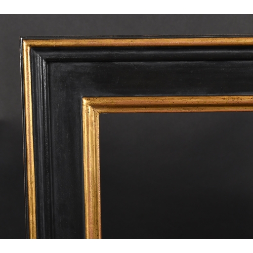 392 - 20th-21st Century English School. A Black and Gilt Composition Frame, rebate 29.75