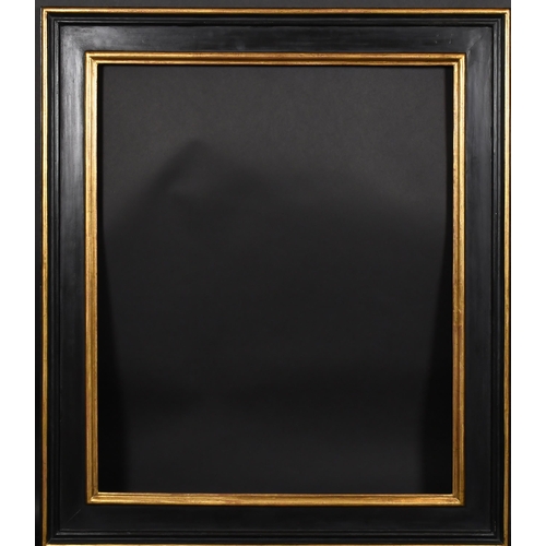 392 - 20th-21st Century English School. A Black and Gilt Composition Frame, rebate 29.75