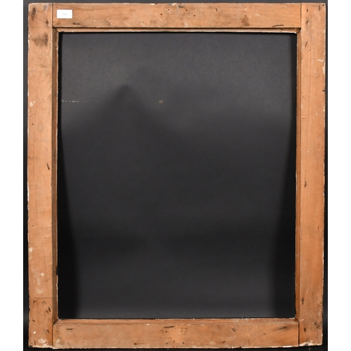 393 - 19th Century Italian School. A Gilt and Black Painted Cassetta Frame, rebate 29.5