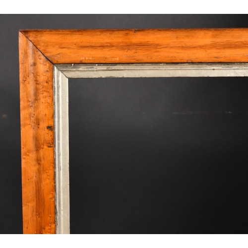 396 - 19th Century English School. A Maple Frame, with a gilt slip, rebate 29