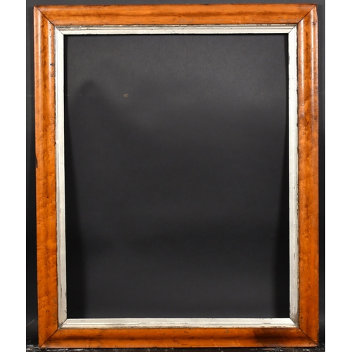 396 - 19th Century English School. A Maple Frame, with a gilt slip, rebate 29