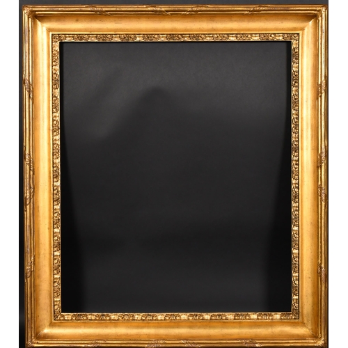 399 - Late 18th Century English School. A Hollow Gilt Composition Frame, with a carved inner edge, rebate ... 