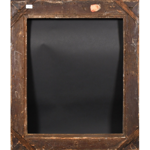 400 - 18th Century French School. A Carved Giltwood Regence Frame, with swept centres and corners, rebate ... 