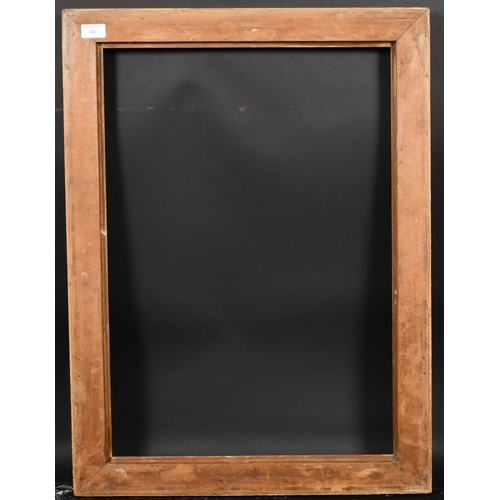 411 - Early 19th Century English School. A Hollow Gilt Composition Frame, rebate 26.5