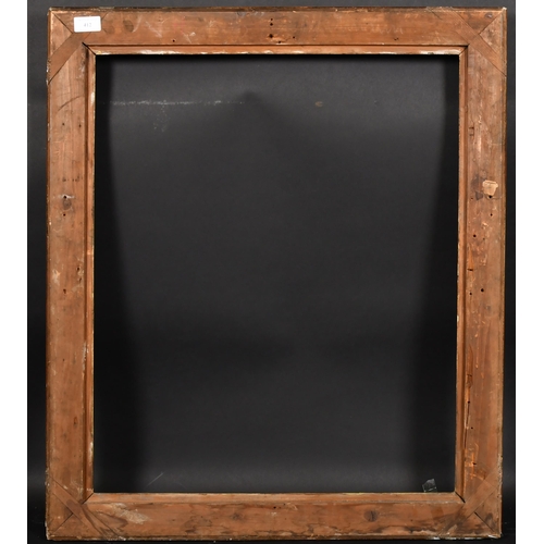 412 - 19th Century French School. A Louis Style Painted Composition Frame with swept corners, rebate 26