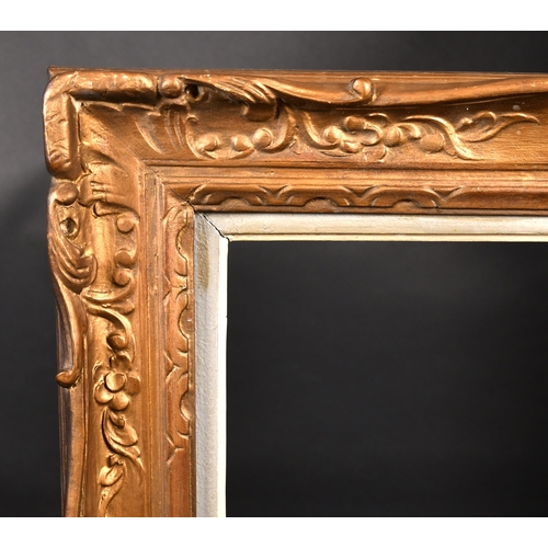 420 - 19th Century French School. A Painted Carved Wood Frame, rebate 25.5