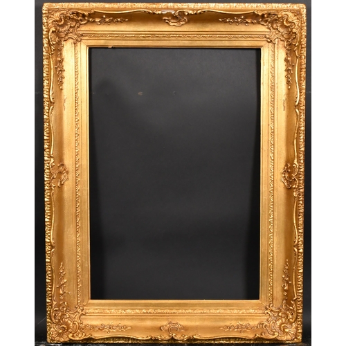 421 - 19th Century English School. A Painted Composition Frame, with swept corners, rebate 25.5