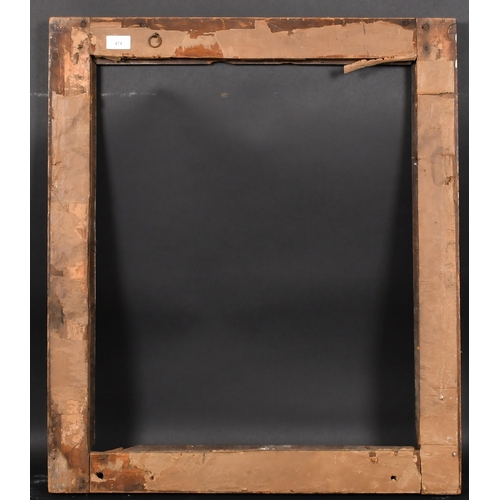 424 - 19th Century English School. A Darkwood Frame, rebate 24.5