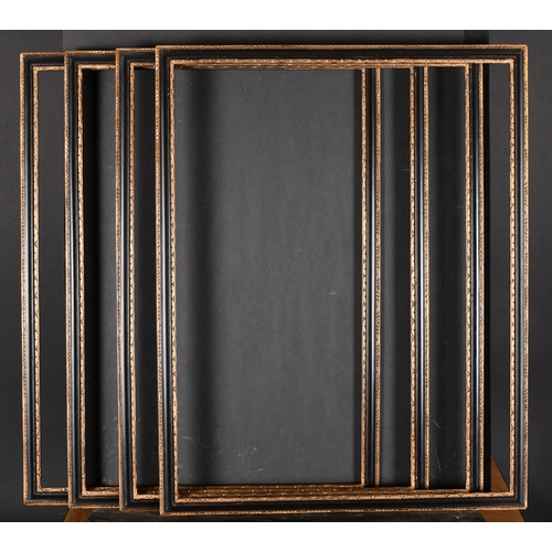 426 - 19th Century English School. A Set of Four Black and Gilt Hogarth Frames, rebate 24.25