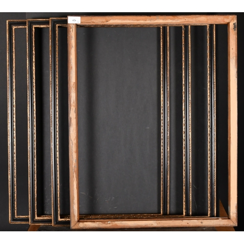 426 - 19th Century English School. A Set of Four Black and Gilt Hogarth Frames, rebate 24.25