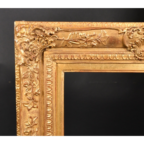 427 - 19th Century English School. A Gilt Composition Frame with swept corners, rebate 24