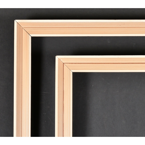 430 - Late 20th Century English School. A Pair of Painted Frames, rebate 24