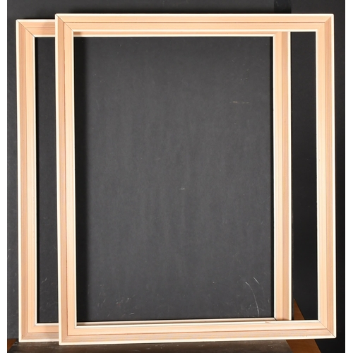 430 - Late 20th Century English School. A Pair of Painted Frames, rebate 24