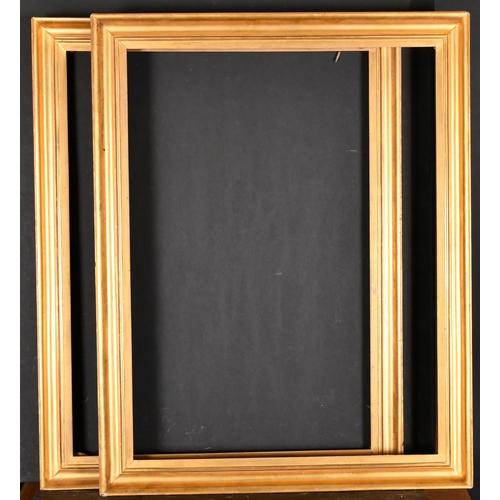 432 - 19th Century English School. A Pair of Gilt Composition Frames, rebate 24