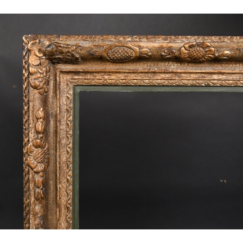 433 - 20th Century European School. A Painted Composition Frame, with swept centres and corners and a gree... 