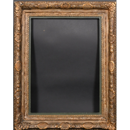 433 - 20th Century European School. A Painted Composition Frame, with swept centres and corners and a gree... 