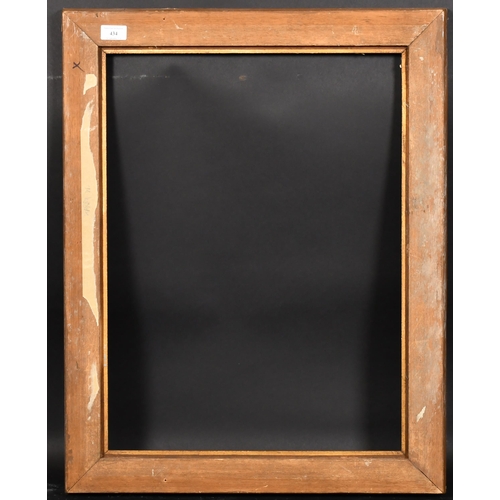 434 - 20th Century English School. A Simulated Wooden Frame, rebate 24