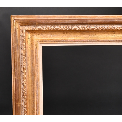 435 - 20th-21st Century English School. A Gilt Composition Frame, with a white inner edge, rebate 24