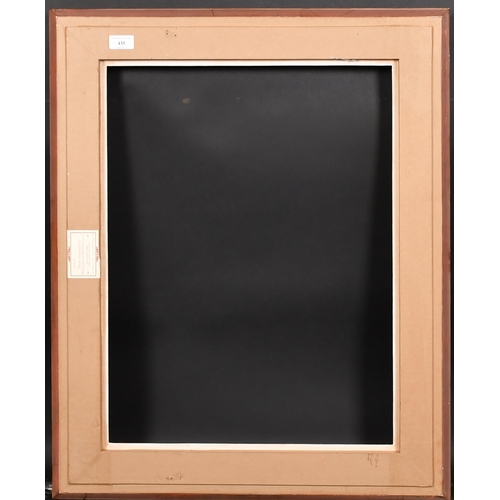 435 - 20th-21st Century English School. A Gilt Composition Frame, with a white inner edge, rebate 24