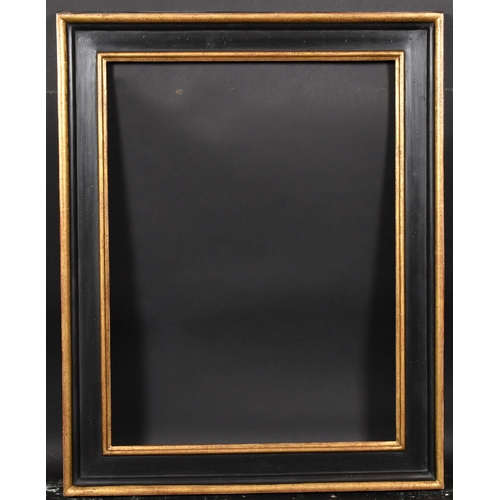 436 - 20th-21st Century English School. A Gold and Black Painted Composition Frame, rebate 24