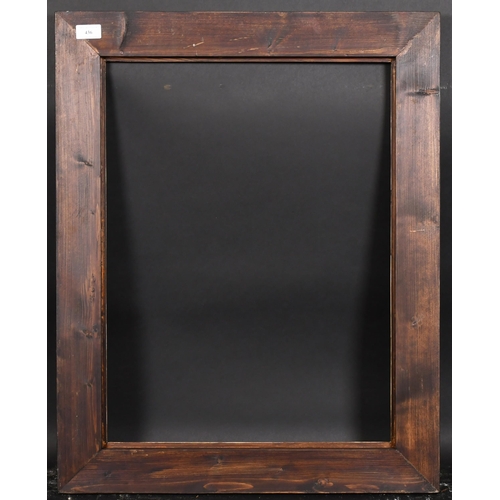 436 - 20th-21st Century English School. A Gold and Black Painted Composition Frame, rebate 24