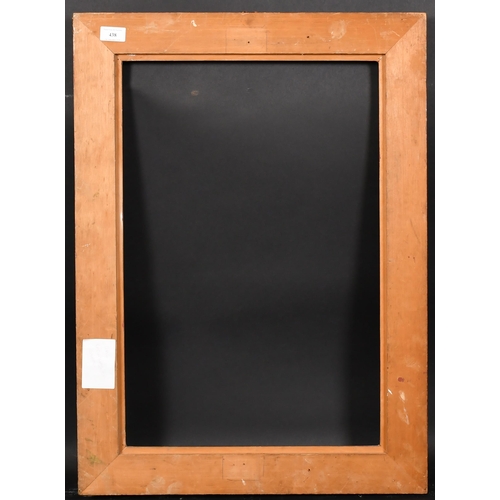 438 - 19th Century English School. A Painted Composition Frame, rebate 24