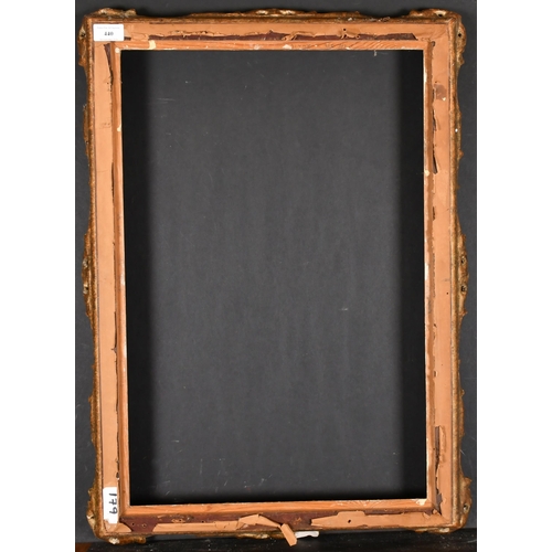 440 - 20th Century English School. A Gilt Composition Frame, with swept centres and corners, rebate 24