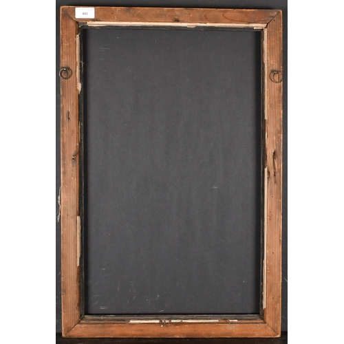 441 - Early 19th Century English School. A Carved Darkwood Frame, rebate 24