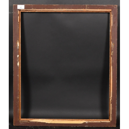 443 - 20th Century English School. A Painted Carved Wood Frame, rebate 23.75