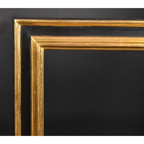 445 - 20th-21st Century English School. A Gilt and Black Painted Composition Frame, rebate 23.75