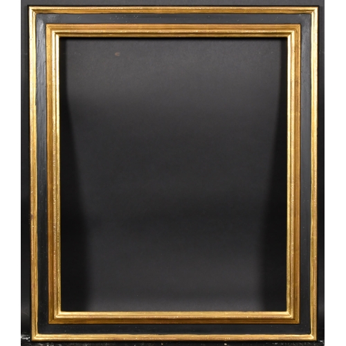 445 - 20th-21st Century English School. A Gilt and Black Painted Composition Frame, rebate 23.75