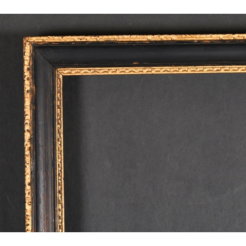 448 - Late 18th Century English School. A Carved Giltwood and Black Hogarth Frame, rebate 23.5