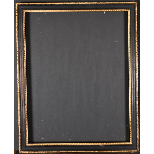 448 - Late 18th Century English School. A Carved Giltwood and Black Hogarth Frame, rebate 23.5