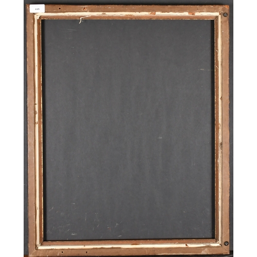 448 - Late 18th Century English School. A Carved Giltwood and Black Hogarth Frame, rebate 23.5