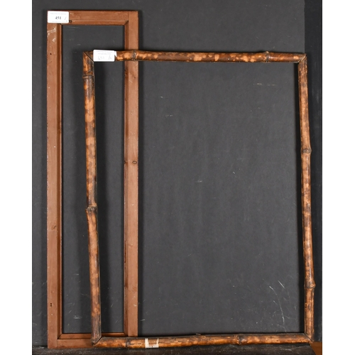 451 - 20th Century French School. A Wooden Frame, rebate 23.25