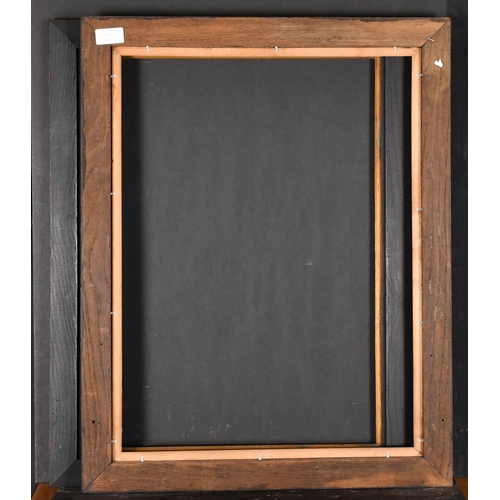 455 - Early 20th Century English School. A Pair of Darkwood Frames, with gilt slips, rebate 22.5