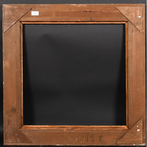 457 - 20th Century French School. A Painted Carved Wooden Frame, rebate 22