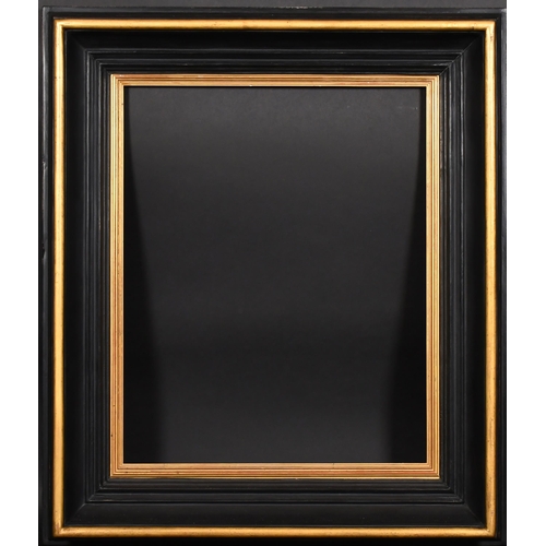 461 - 20th-21st Century English School. A Black and Gilt Composition Hollow Frame, rebate 21.75