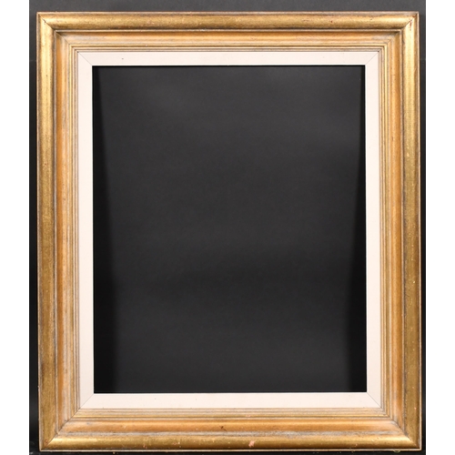 463 - 20th Century English School. A Gilt Composition Frame, with a white fabric slip, rebate 21.5