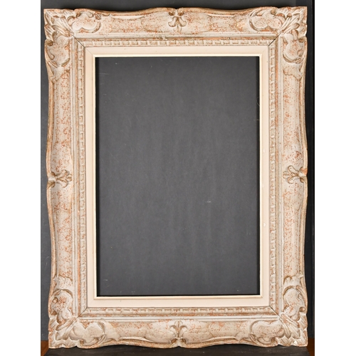 464 - 20th Century French School. A Painted Carved Wood Frame, rebate 21.5