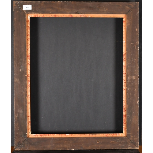 465 - 20th Century English School. A Painted Composition Frame, with swept and pierced centres and corners... 