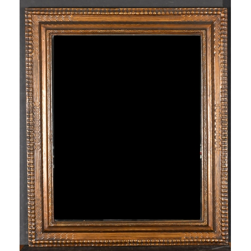 472 - 20th Century English School. A Painted Composition Ripple Frame, with inset glass, rebate 20.25