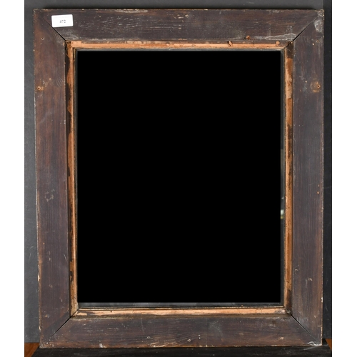 472 - 20th Century English School. A Painted Composition Ripple Frame, with inset glass, rebate 20.25