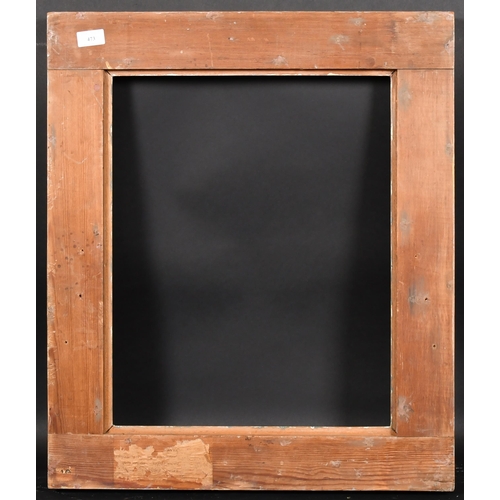 473 - 19th Century English School. A Painted Composition Frame, rebate 20