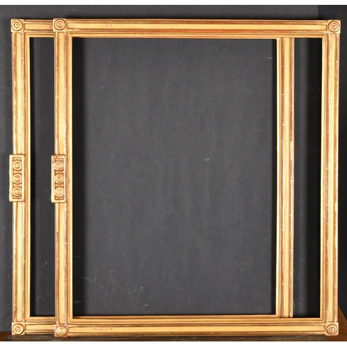 477 - 19th Century French School. A Pair of Gilt Composition Horizontal Frames, rebate 19.75