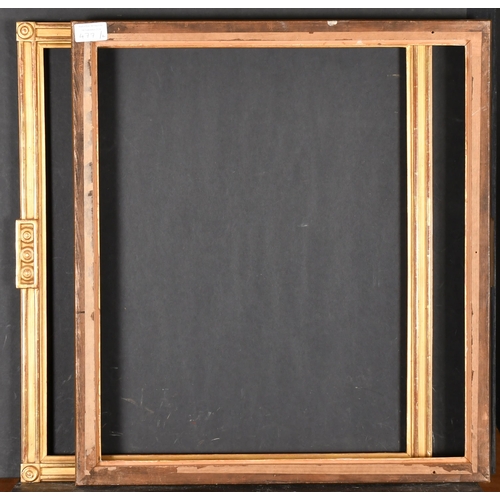 477 - 19th Century French School. A Pair of Gilt Composition Horizontal Frames, rebate 19.75