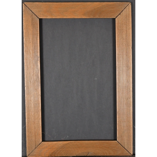 480 - Early 20th Century French School. A Wooded Reeded Frame, rebate 19.5