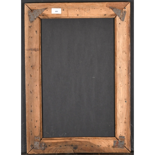 480 - Early 20th Century French School. A Wooded Reeded Frame, rebate 19.5